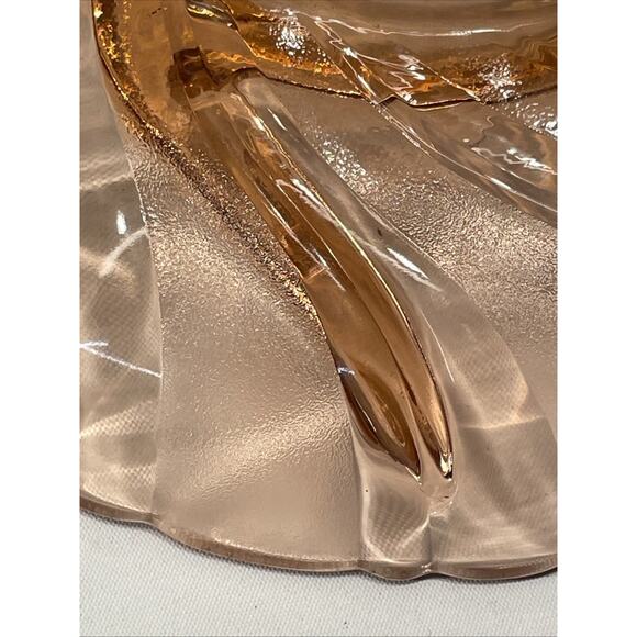 Vintage Pink Depression Glass 3 Divided Candy Nut Relish Dish Beautiful - Picture 6 of 9